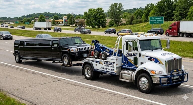 limo towing